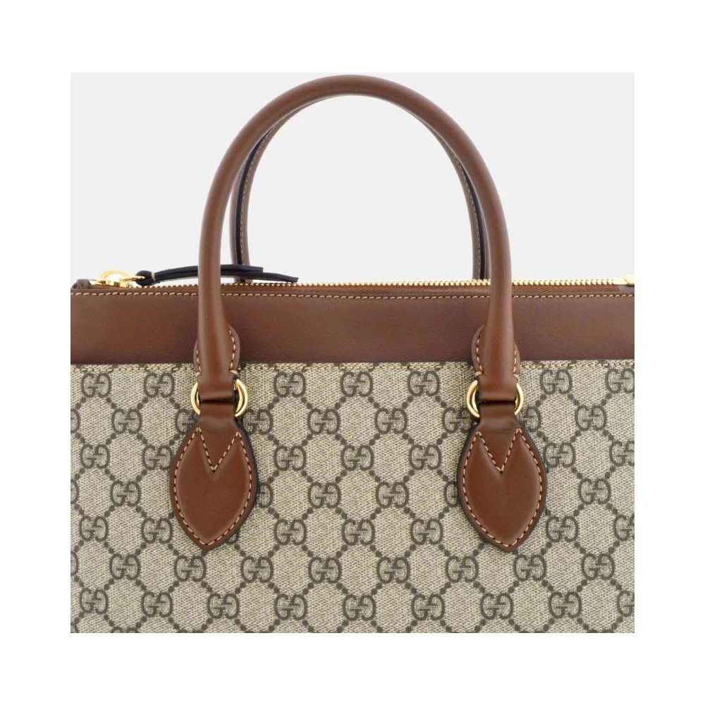Gucci GG Supreme Moon Brown Tote Bag Brown Dames
