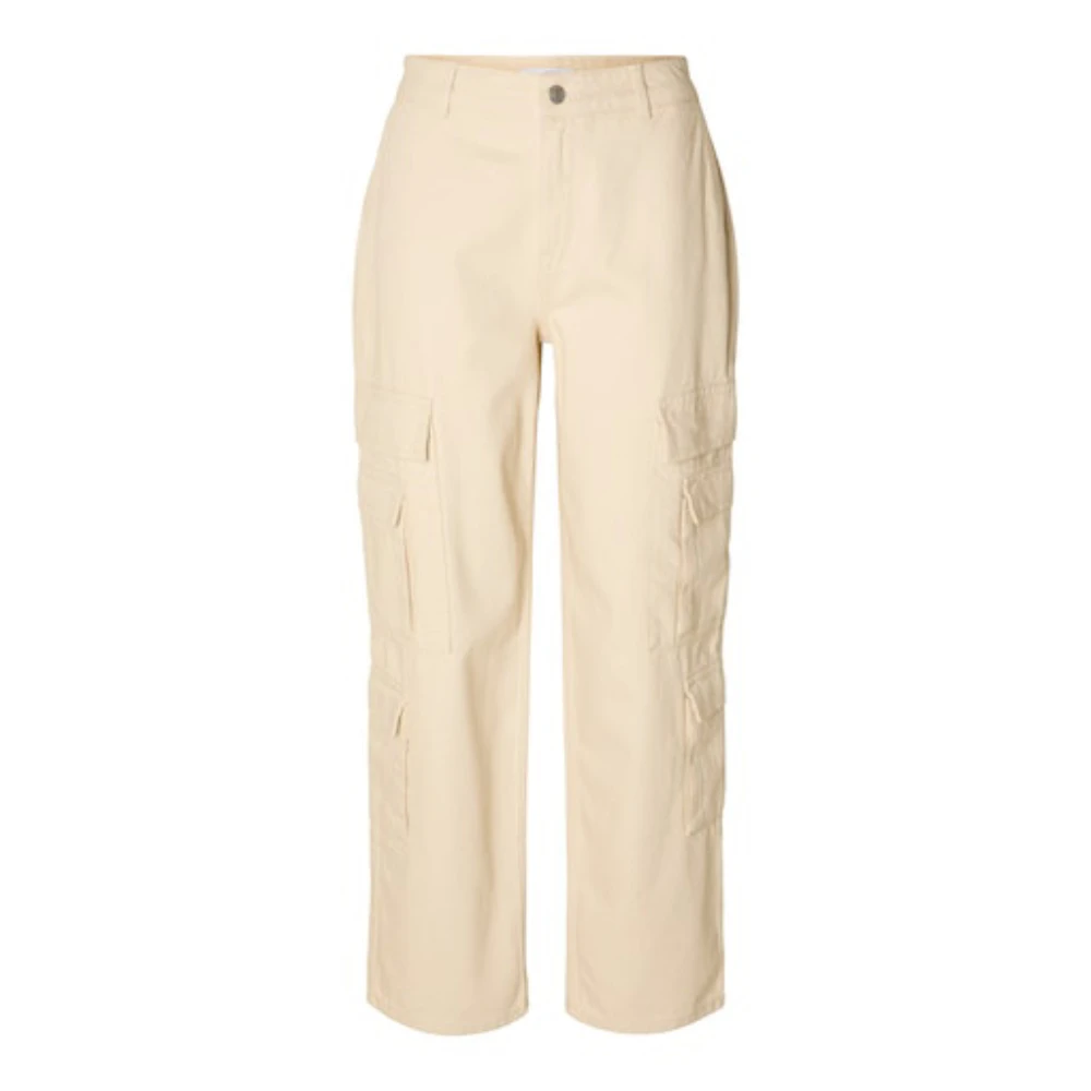 Trousers > Straight Trousers - - Selected Femme - Modalova
