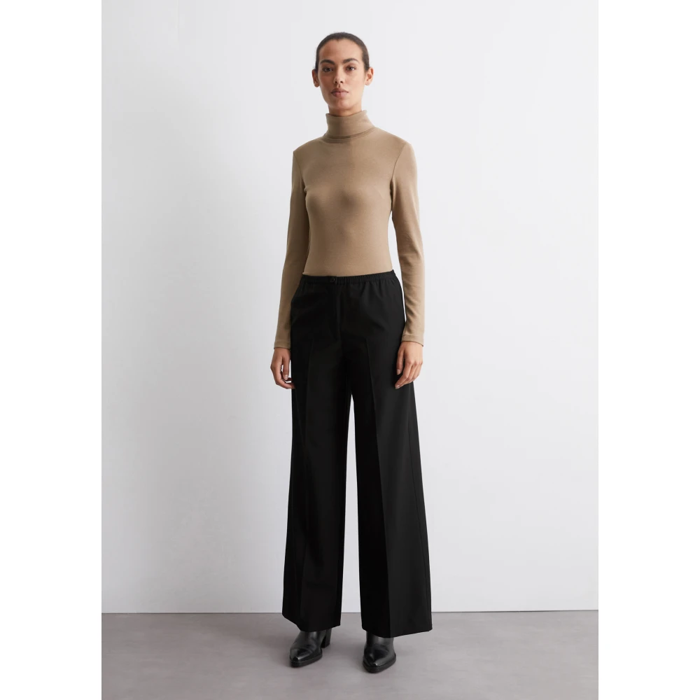 Marc O'Polo Op maat gemaakte broek recht Black Dames
