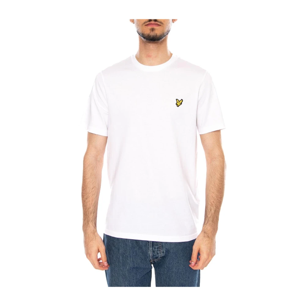 Lyle & Scott Uomo Bianco - Ss T-Shirts Plain T-Shirt - Tops - L - Immagine 5