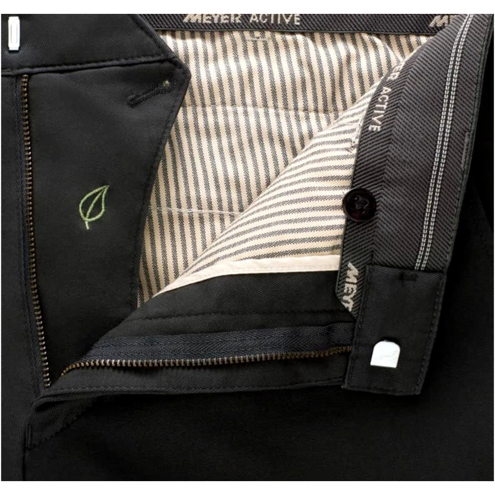 Meyer Moderne pasvorm Actieve Thermolite Broek Grijs Gray Heren