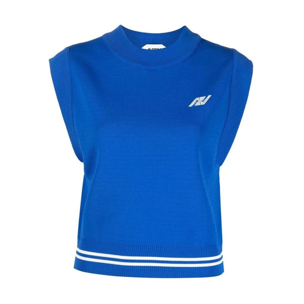 Autry Blue Waistcoats, Female, Xs, Knitted Vest