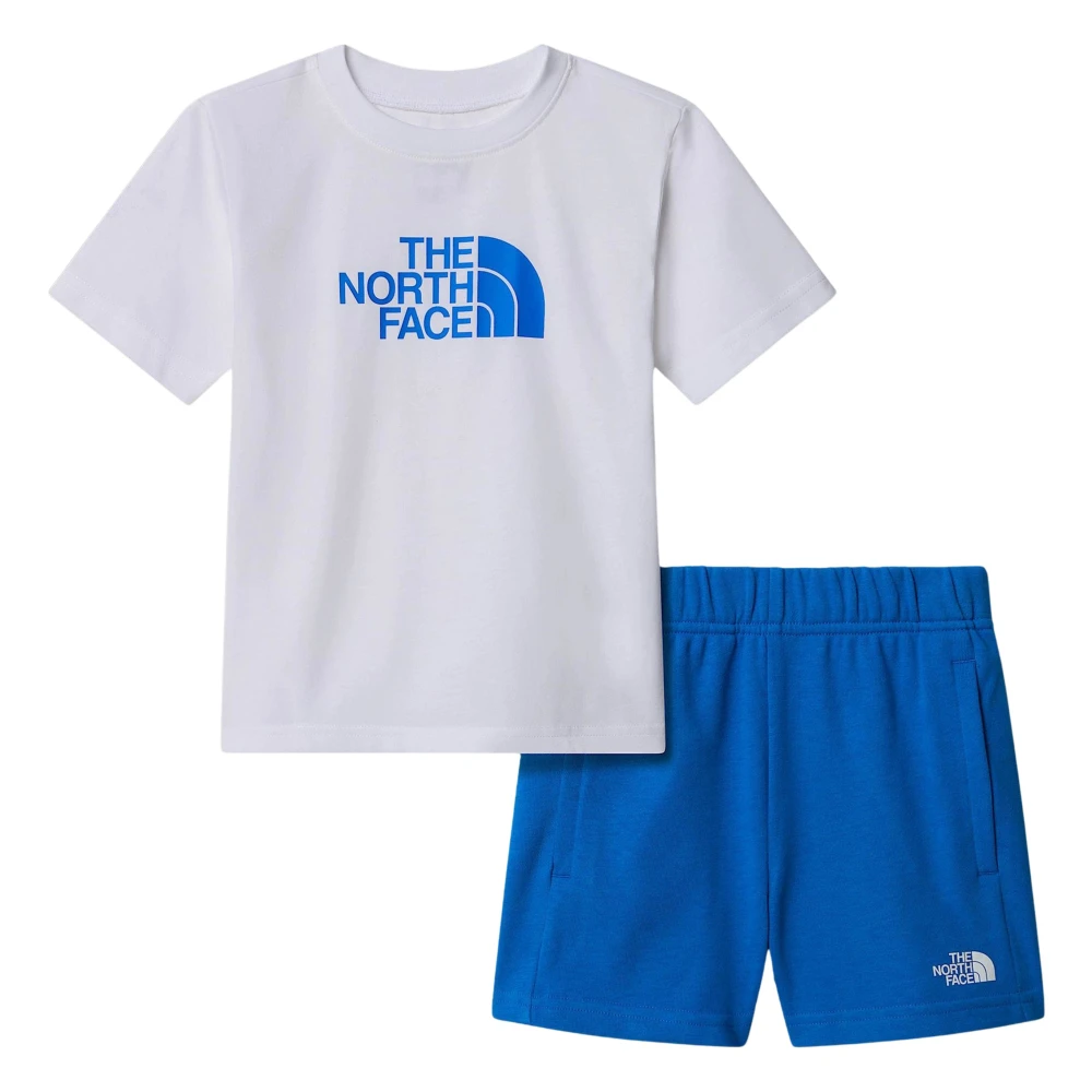 The North Face, Sport Sets, male, Blue, 3 Y, Blue Cotton Kids Short Set