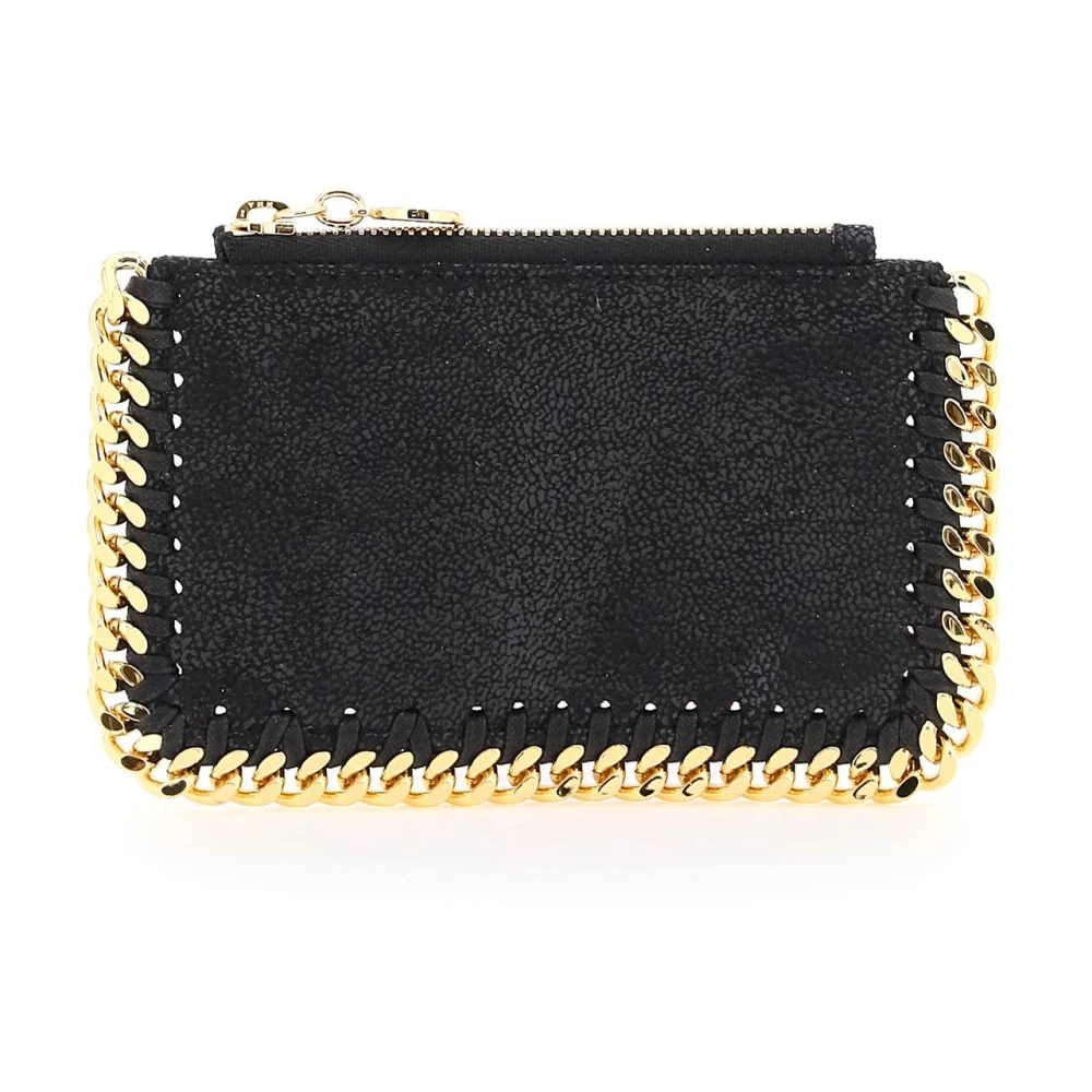 Stella Mccartney Women's Black Falabella Cardholder Pouch