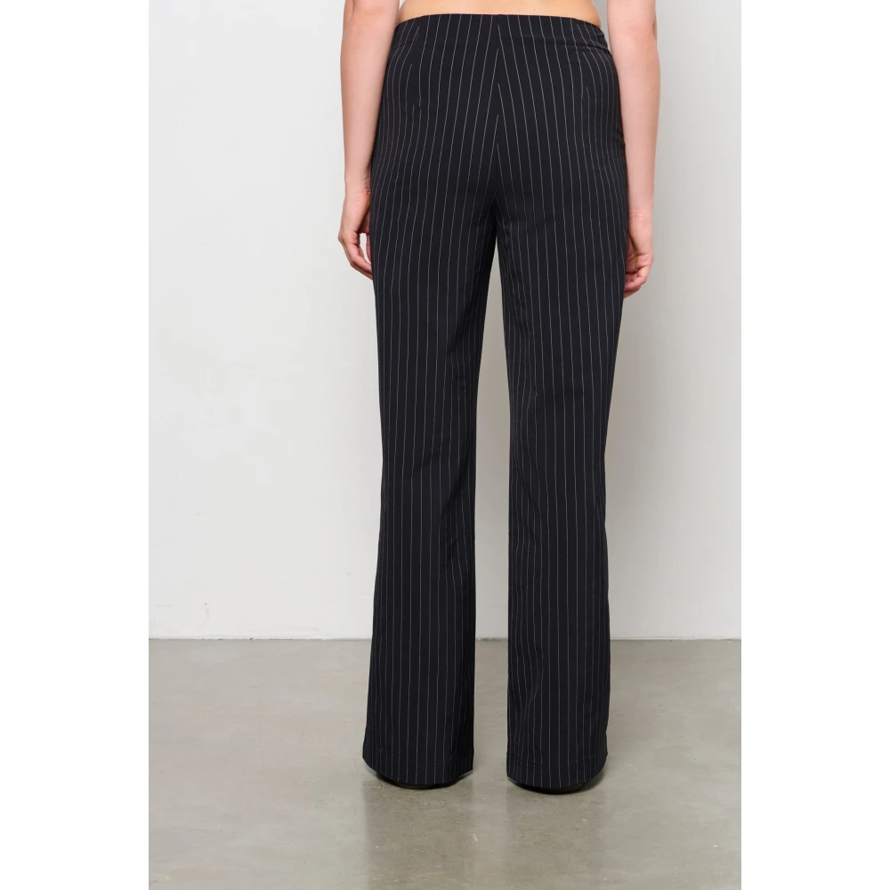 &Co Woman Wijde Broek Zomerse Stijl Black Dames