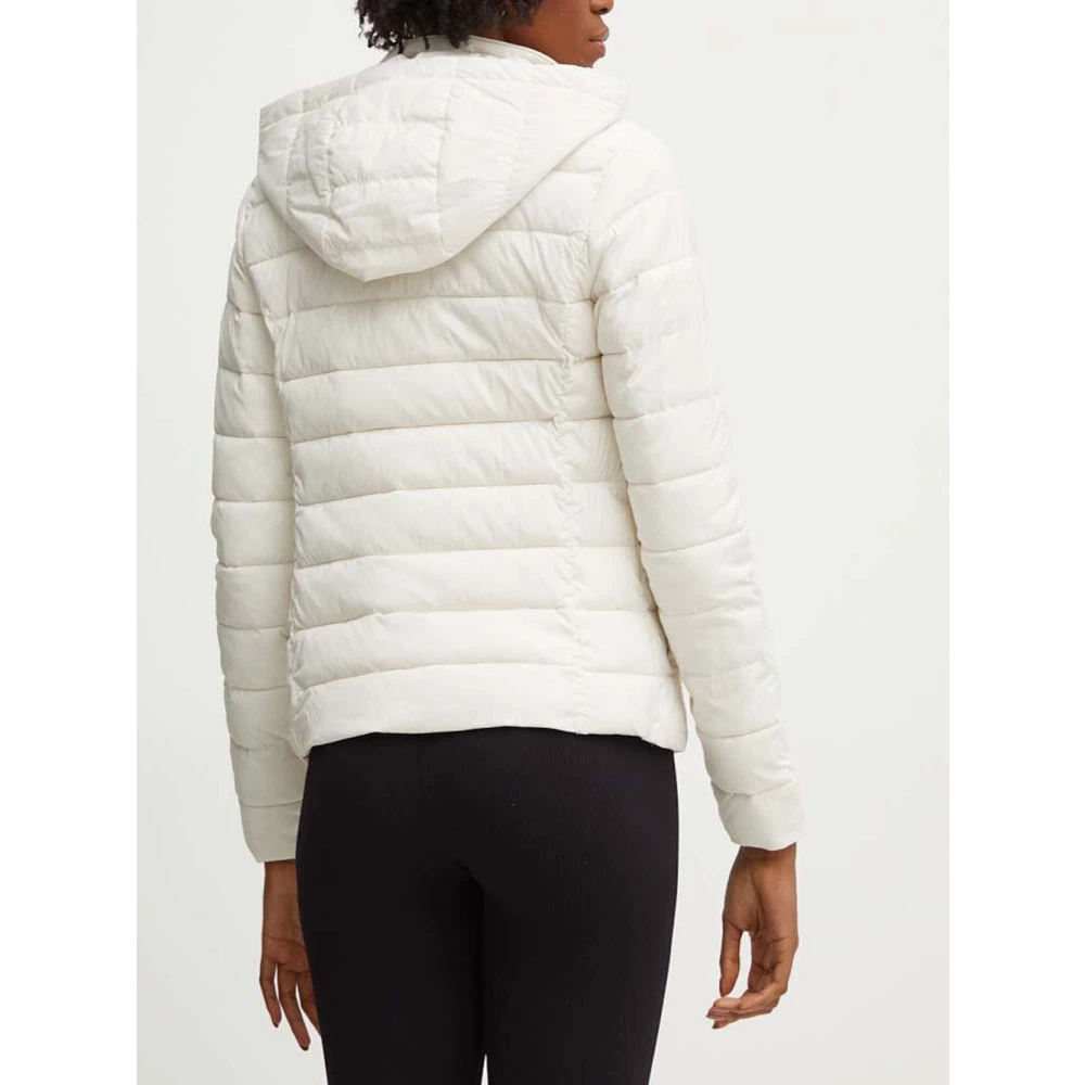 Guess Gewatteerde Gevoerde Jas White Dames