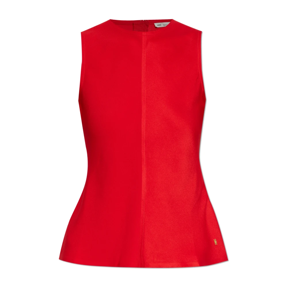 Ami Paris Top zonder mouwen Red Dames