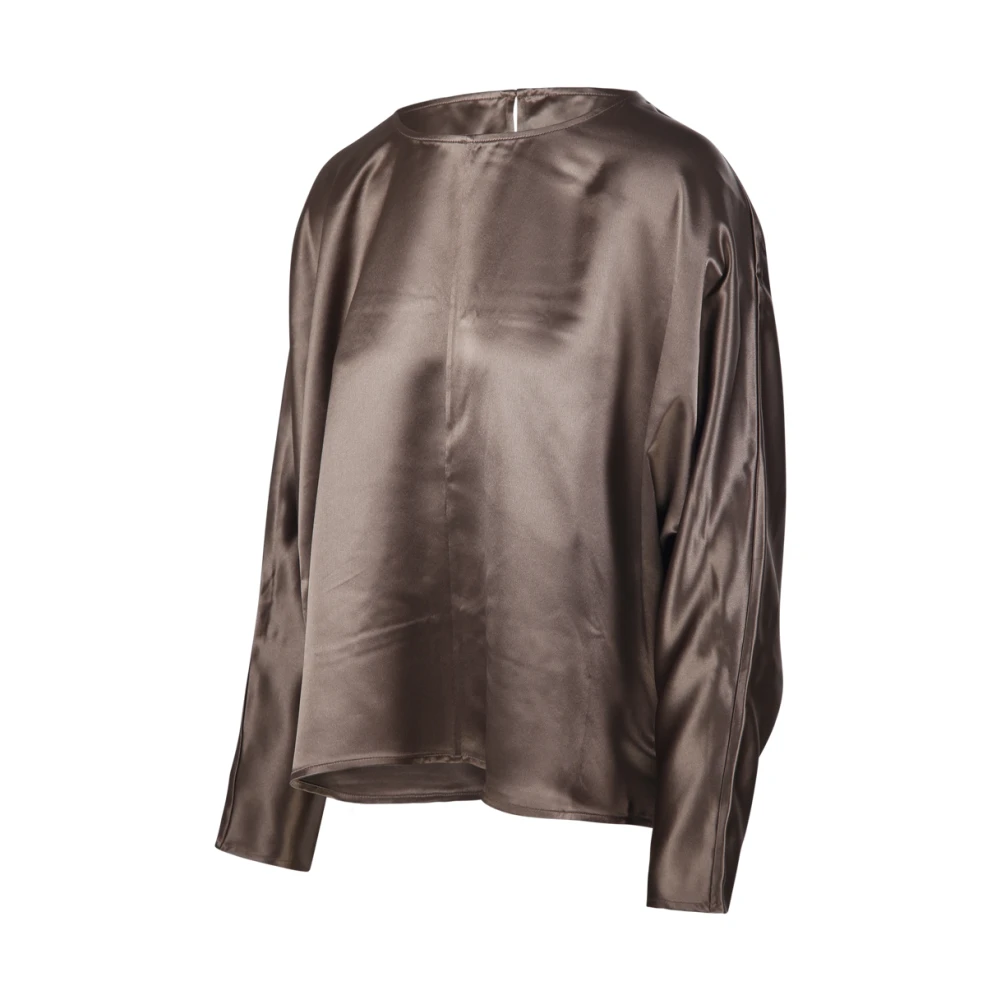 By Malene Birger Elegante Odelleys Shirt in Shitake By Herenne Birger Brown Dames