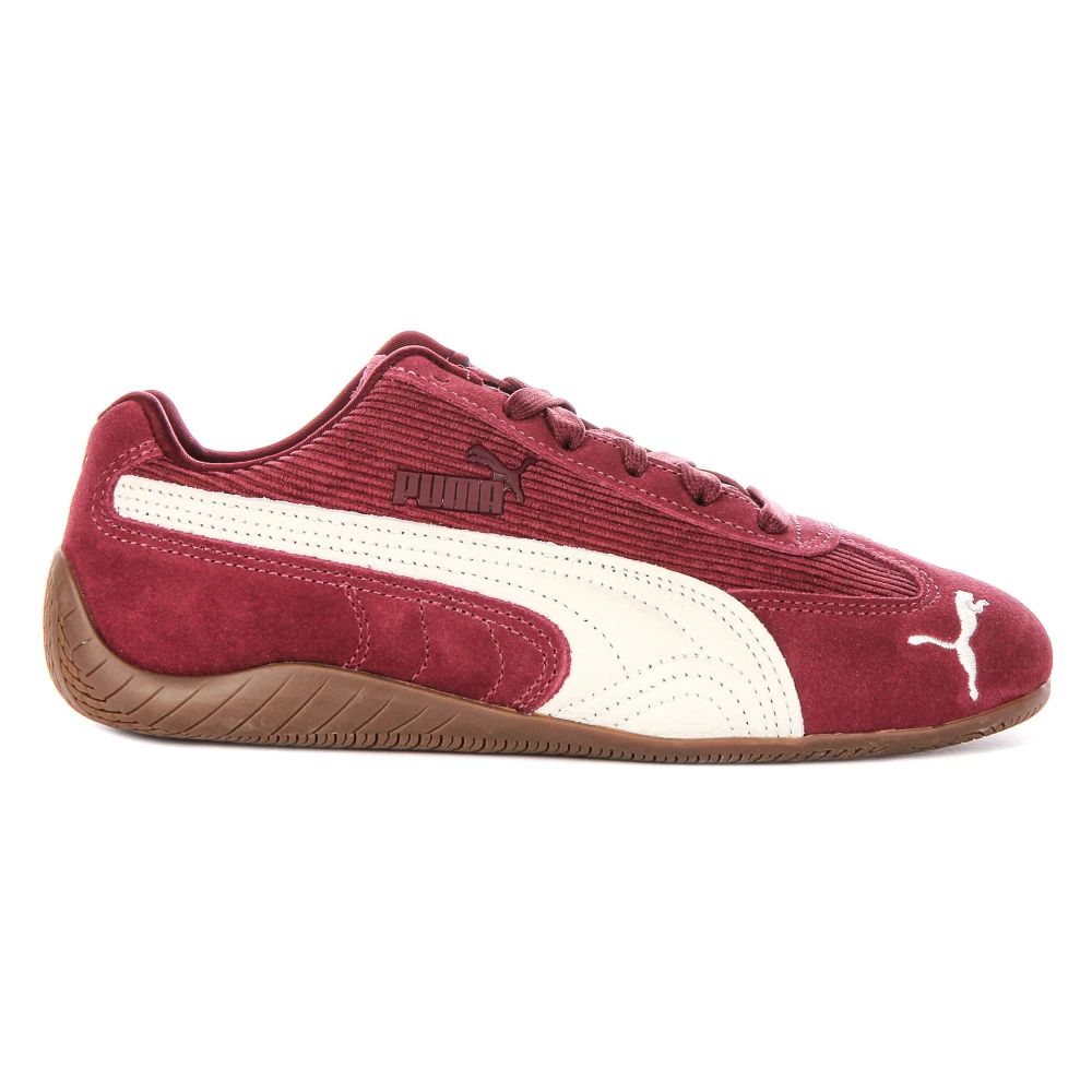Puma Unisex Red Sneakers, 3 Uk, Speedcat Trainer