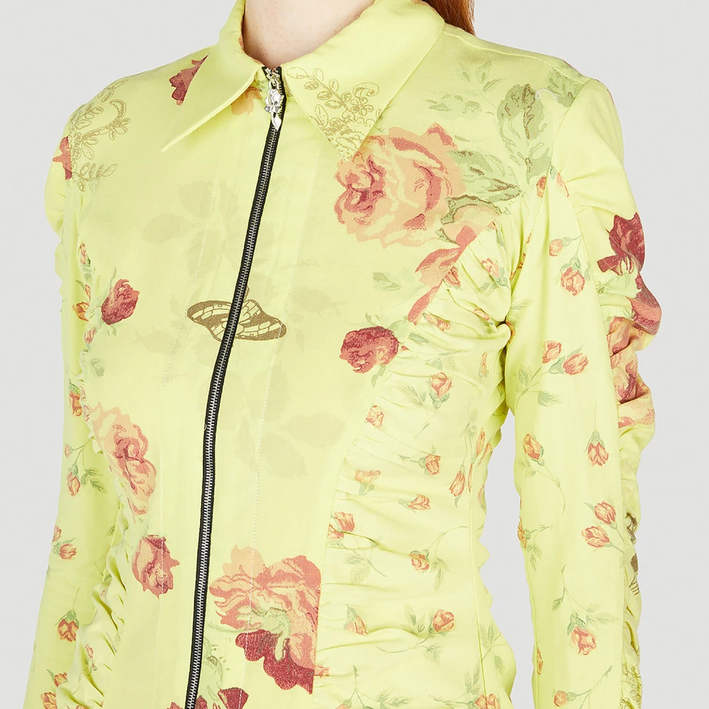 Rave Review Bloemen Mini Jurk Multicolor Dames