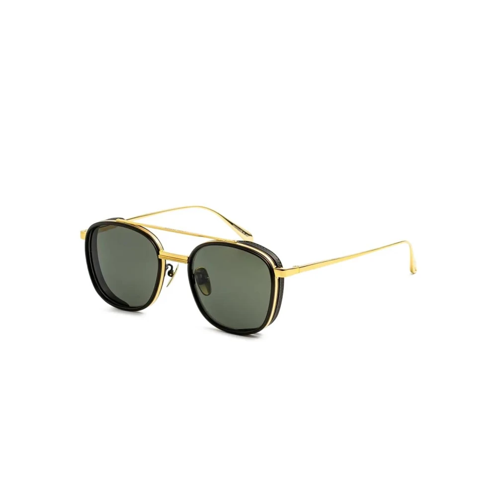 Linda Farrow Yellow Sunglasses, Unisex, 49 Mm, Lfl1558 C1 Sun Sunglasses