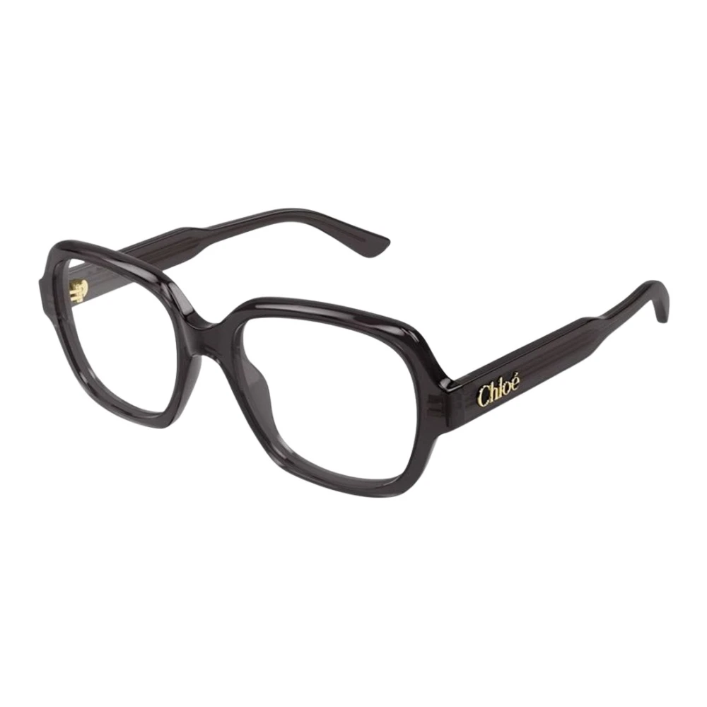 Chloé Women's Gray Geometric Optical Frame