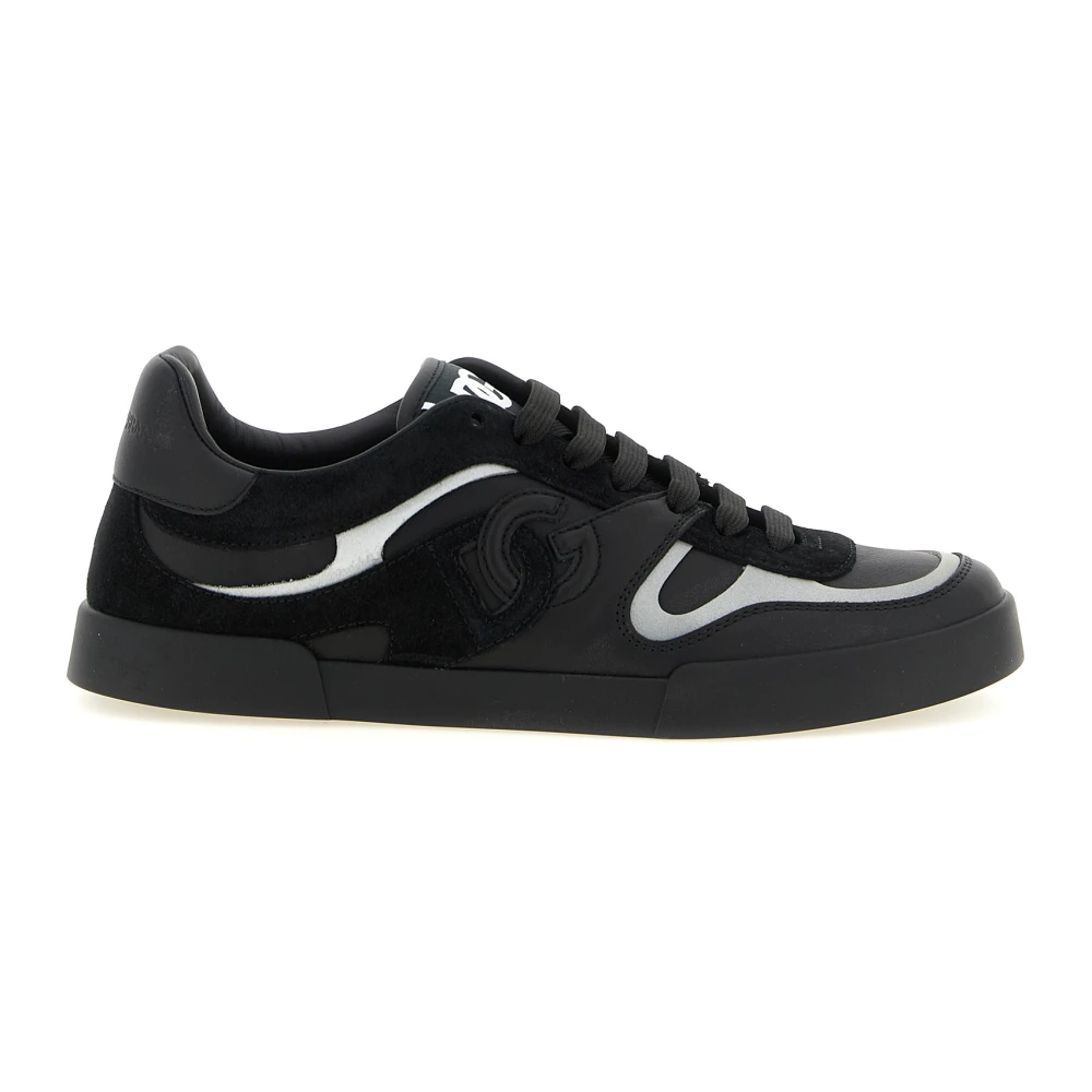 Dolce & Gabbana Portofino Trainers - Male - Sneakers - Black - 12 Uk - Shoes