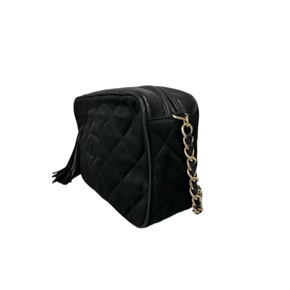 Chanel Vintage Pre-owned Leather chanel-bags Black Dames