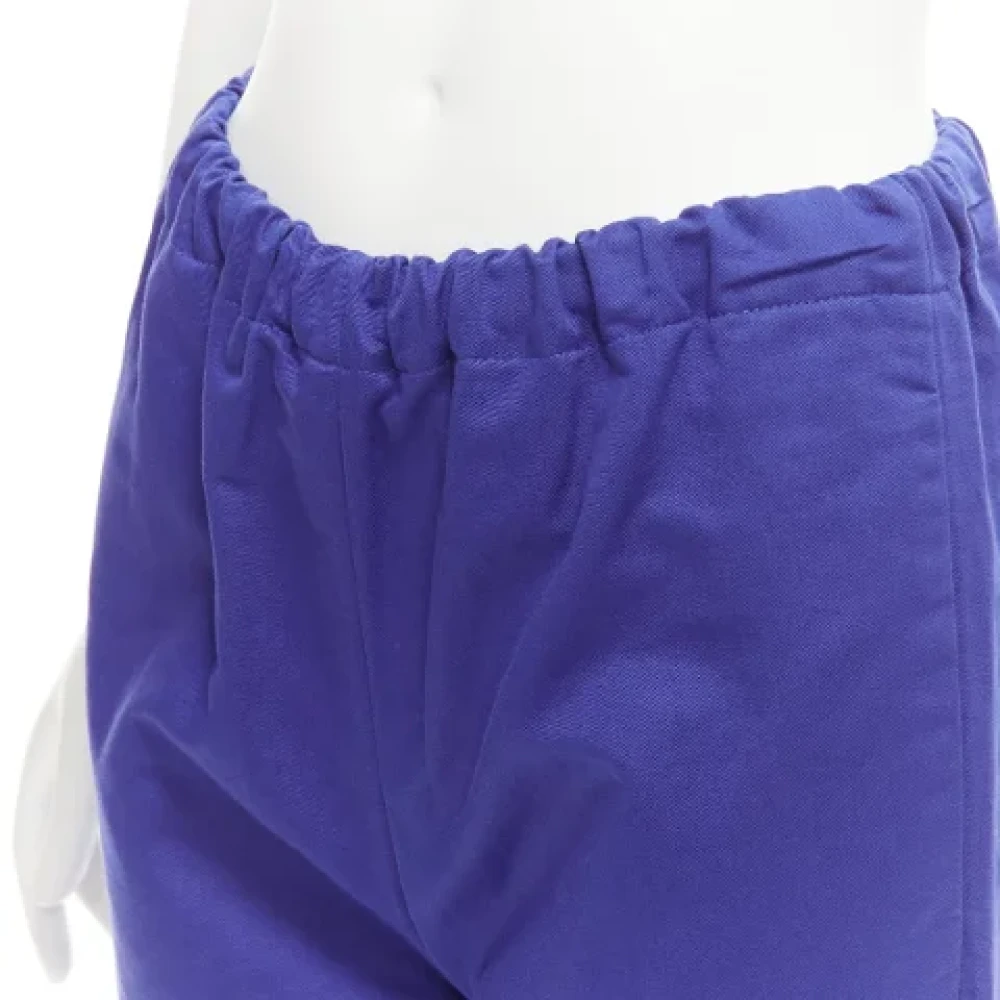 Marni Pre-owned Cotton bottoms Blue Dames