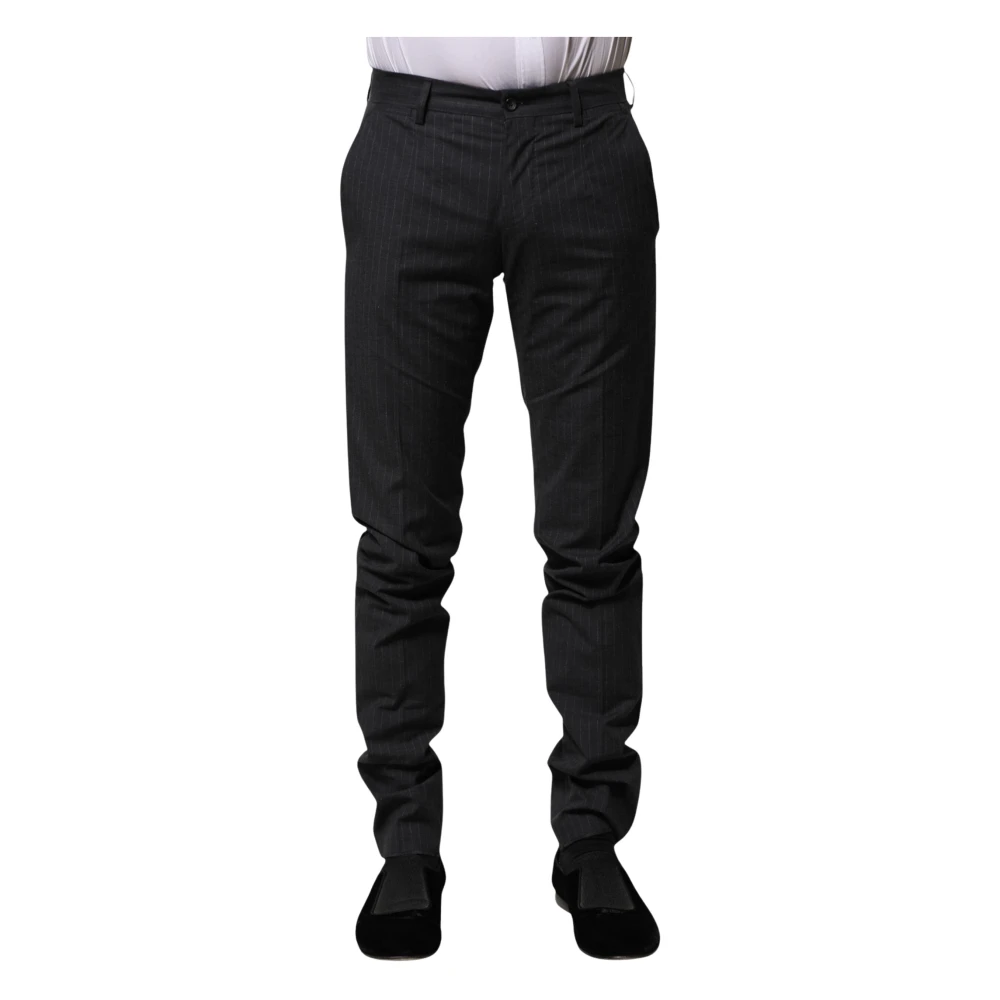 Dolce & Gabbana Men's Gray Formal Trousers - Suit Trousers - Xs - Trousers
