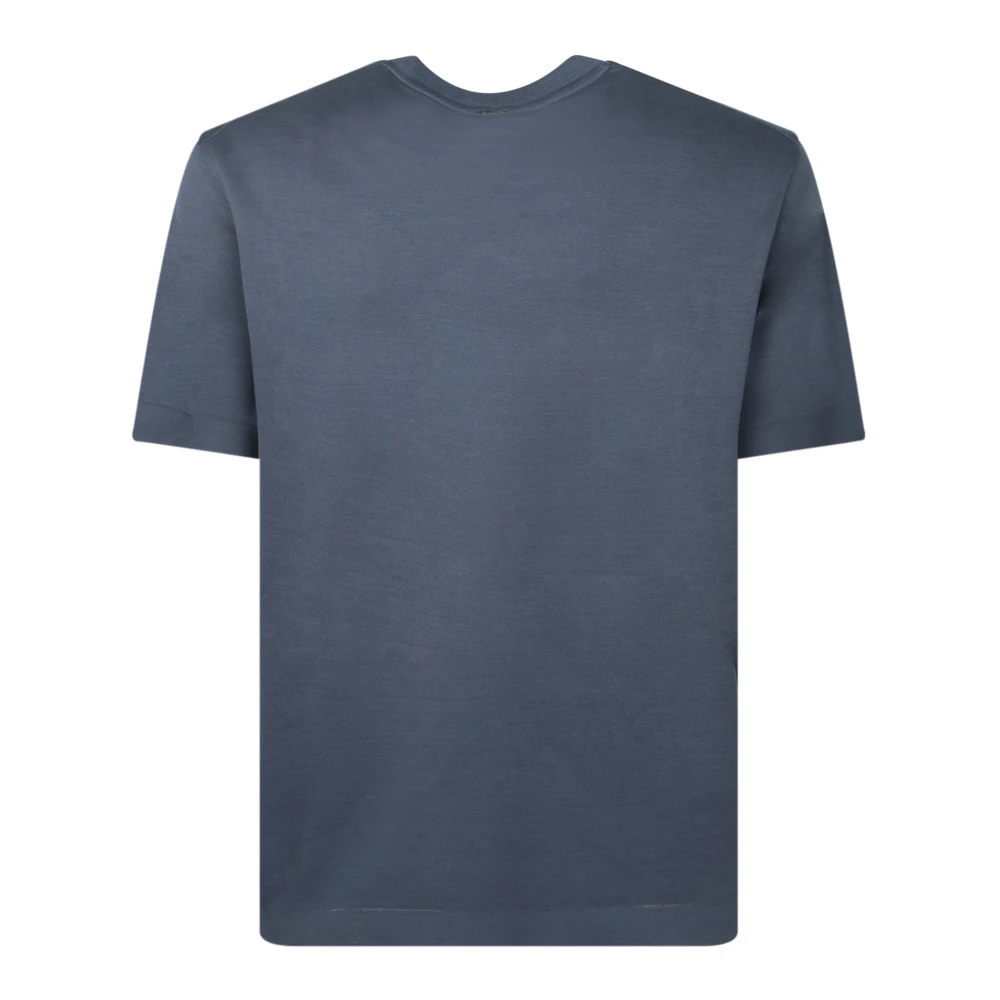 Herno Blauw T-shirt Blue Heren