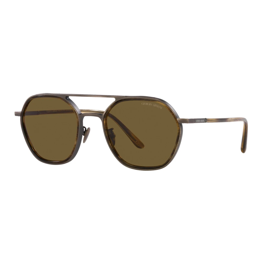 Giorgio Armani Men's Brown Accessories, Male,, Sunglasses Ar 6145 Medium