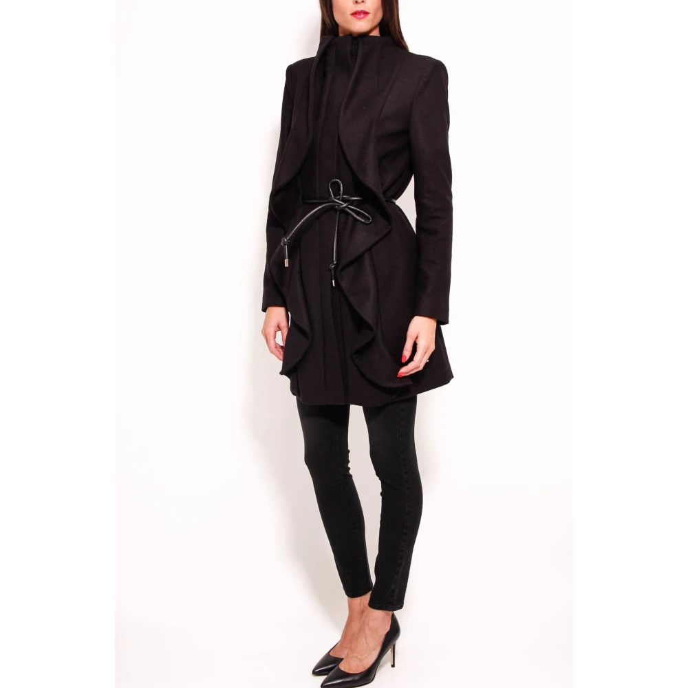 Liu Jo Zwarte Jas Black Dames