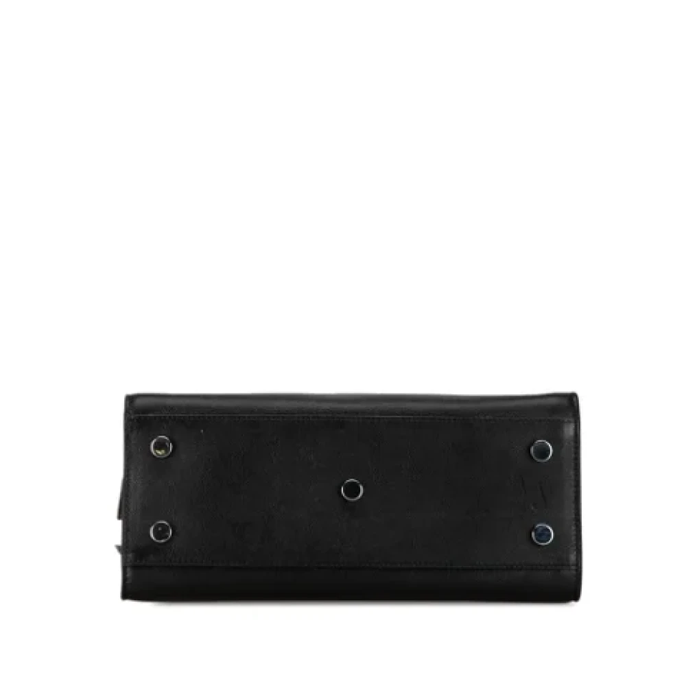 Yves Saint Laurent Vintage Pre-owned Leather handbags Black Dames