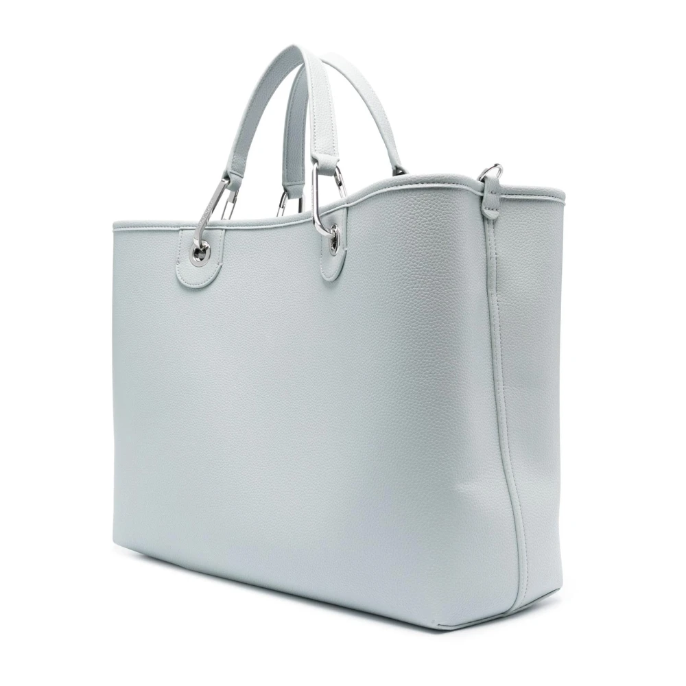 Emporio Armani Gedrukte Herten Tas met Logo Blue Dames