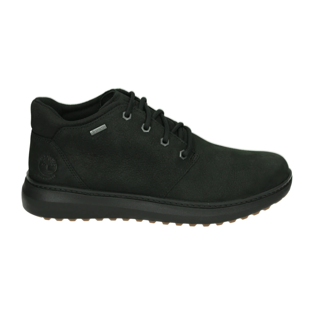 Timberland Casual leren midden herenschoenen Heren Schoenen Zwart