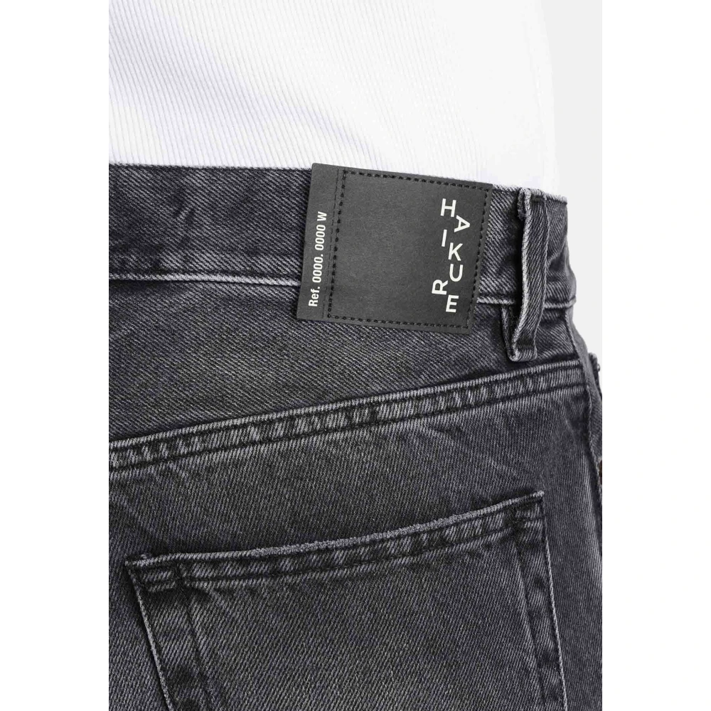 Haikure Slim Spider Black Jeans Black Heren