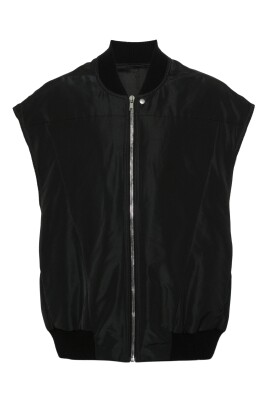 casual-black-polyester-flight-vest