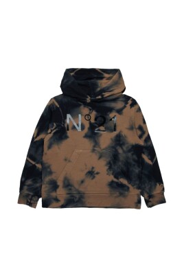 brown-tie-dye-hoodie-with-logo-print