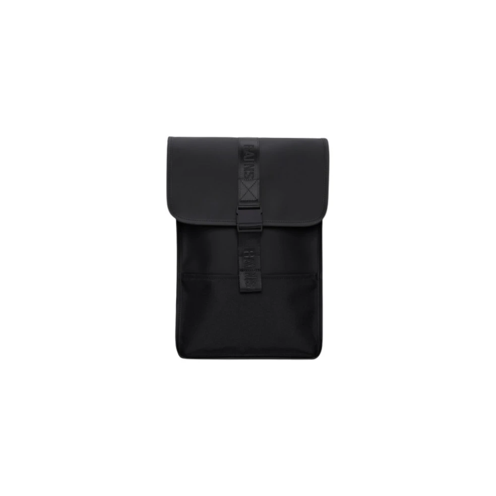 Rains Waterdichte Trail Rugzak met Roltop Black Heren