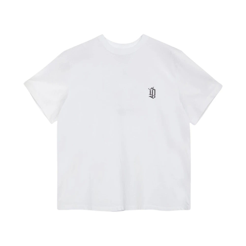 Juicy Couture Witte Unisex Myloe T-shirt met DL-logo White Heren