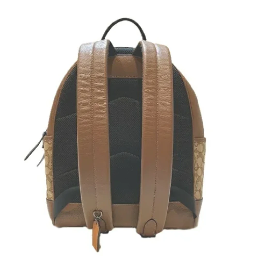 Coach Pre-owned Canvas backpacks Brown Dames