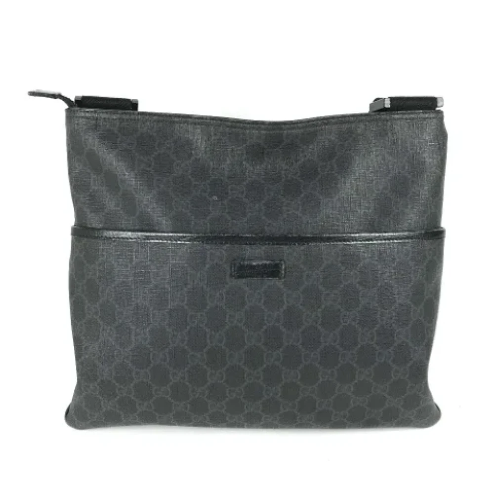 Gucci Vintage Pre-owned Canvas gucci-bags Black Heren