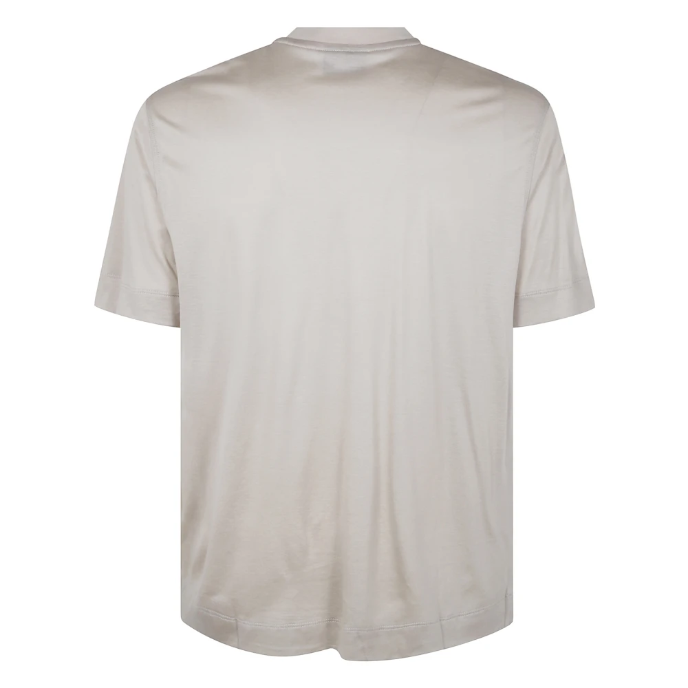 Emporio Armani Casual Katoenen T-Shirt voor Mannen Gray Heren