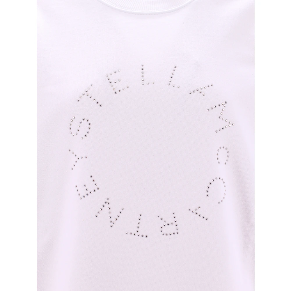 Stella Mccartney Stijlvol Logo Sweatshirt White Dames