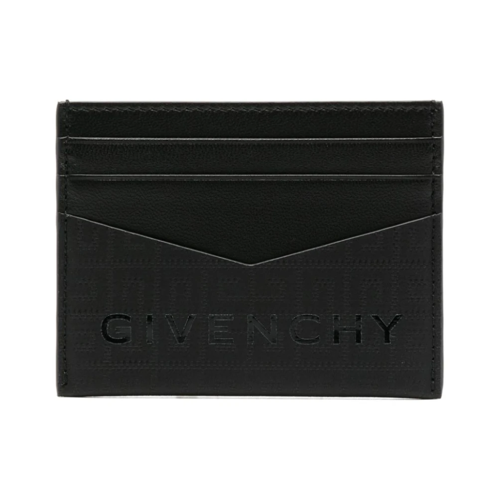 Givenchy Zwarte portemonnee met iconisch 4G-motief Black Heren