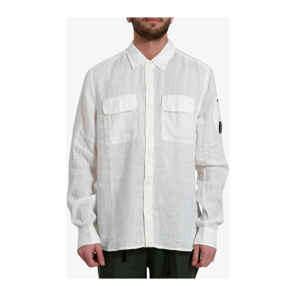 C.P. Company Casual Shirts White Heren