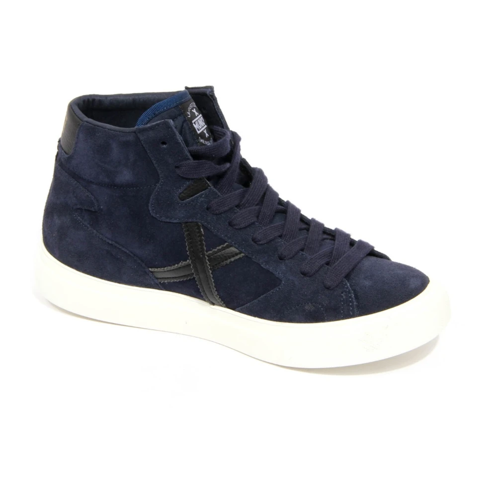 Munich Men's Blue Moebius 05 Suede Shoes - Sneakers - 6 Uk - Shoes