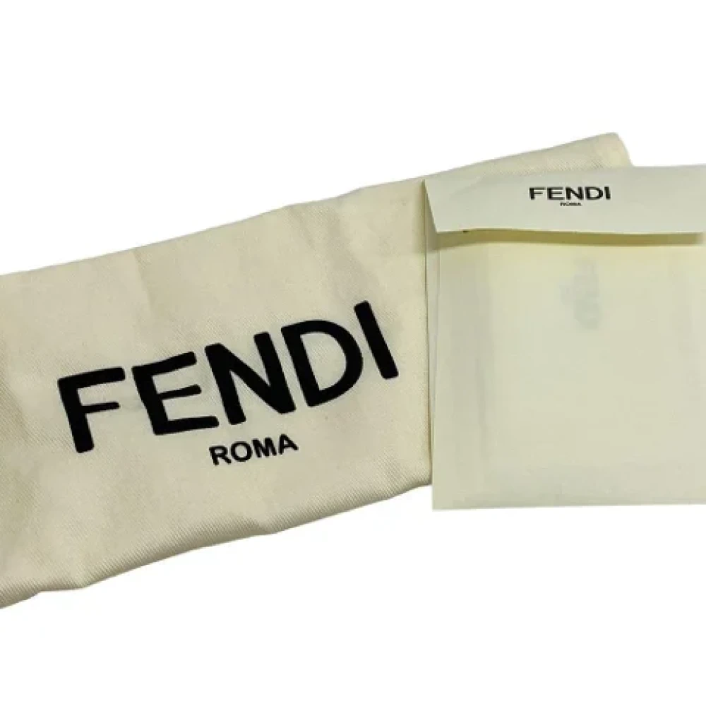 Fendi Vintage Pre-owned Wool fendi-bags Beige Dames