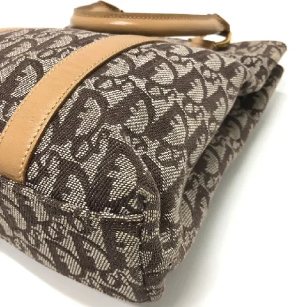 Dior Vintage Pre-owned Fabric dior-bags Brown Dames