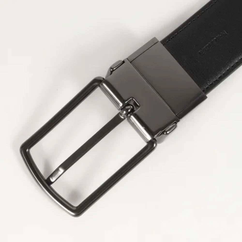 Coach Pre-owned Leather belts Black Heren
