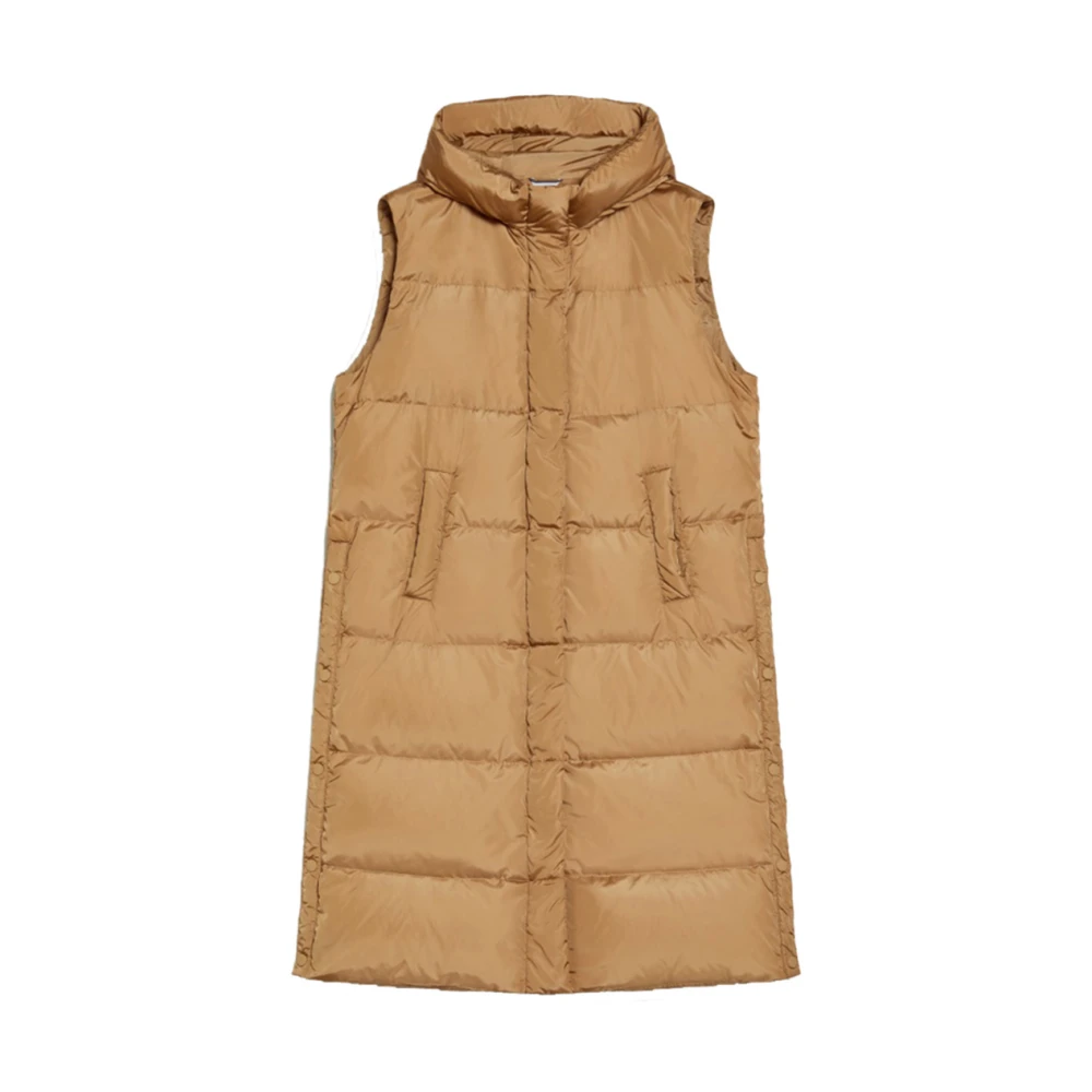 Max Mara Weekend Kameel Weekendjassen Elegant Veelzijdig Rits Brown Dames
