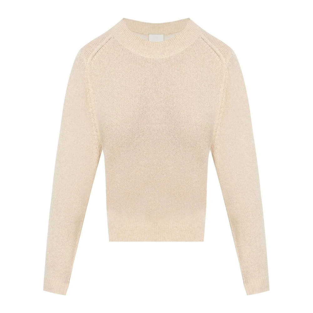 Isabel marant Beige Lusia Crew Neck Sweater Beige Dames