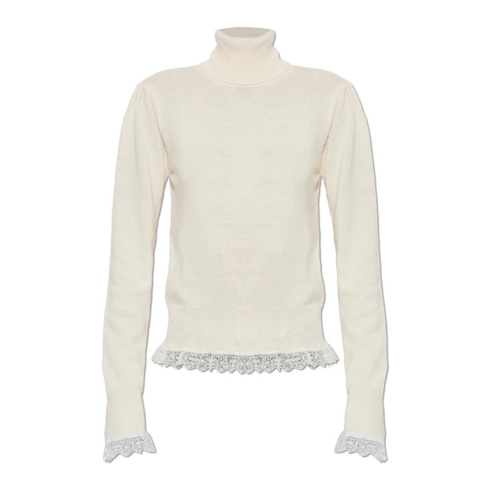 Ganni Donna Beige Maglie, Xs, New,