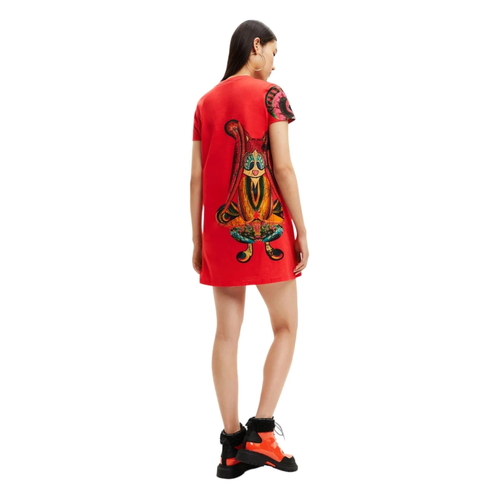 Desigual Korte Jurk Black Dames