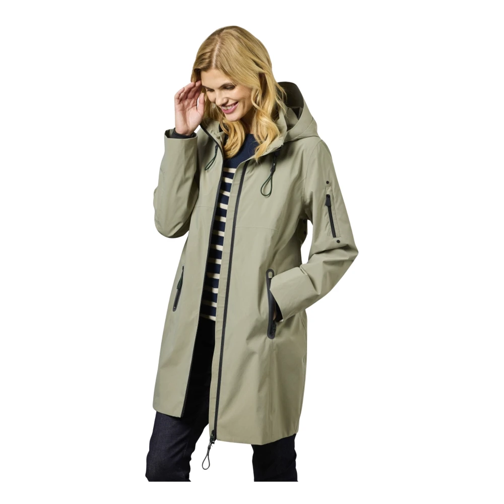 Junge Women's Green Parkas, 3XL, Parkas