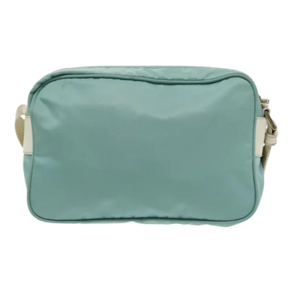 Prada Vintage Pre-owned Nylon prada-bags Blue Dames