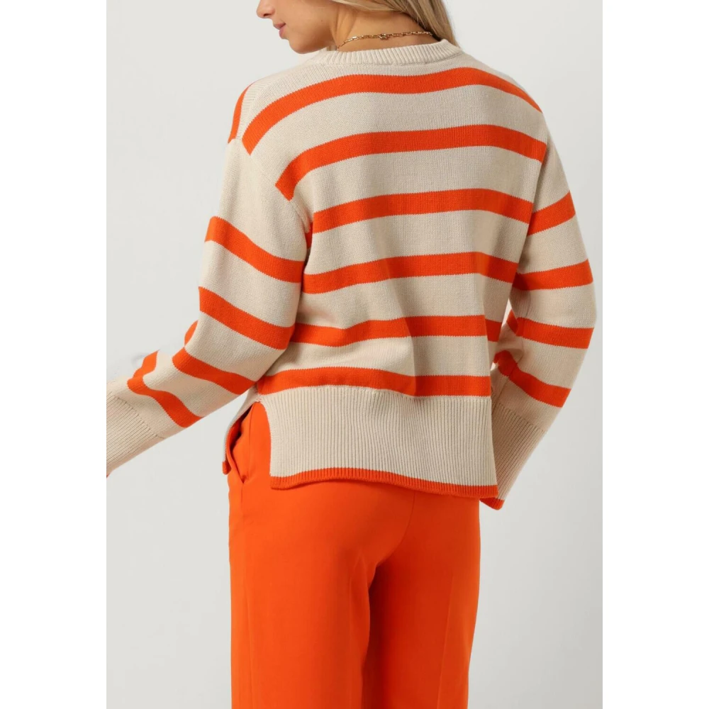 Modström Gestreepte O-hals trui vest Multicolor Dames
