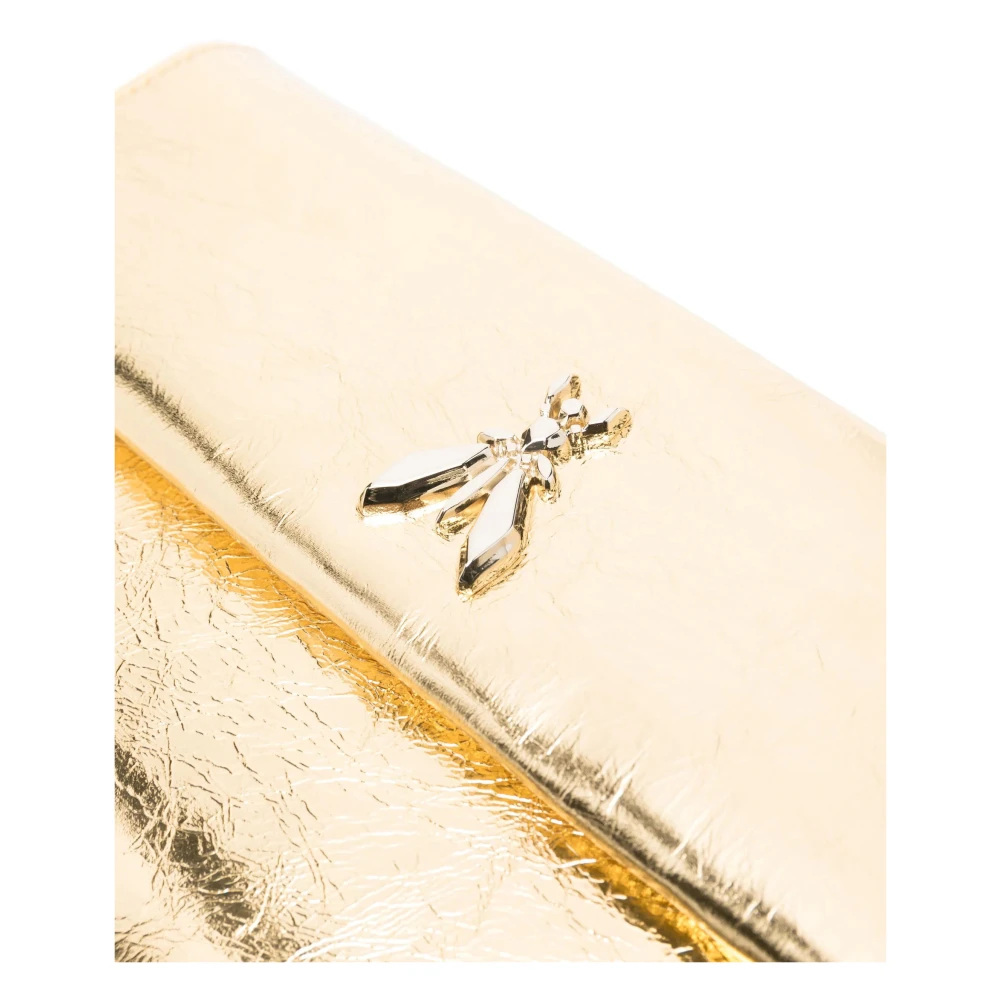 PATRIZIA PEPE Fly Clutch Metallic Art. 8B5460L112 Yellow Dames