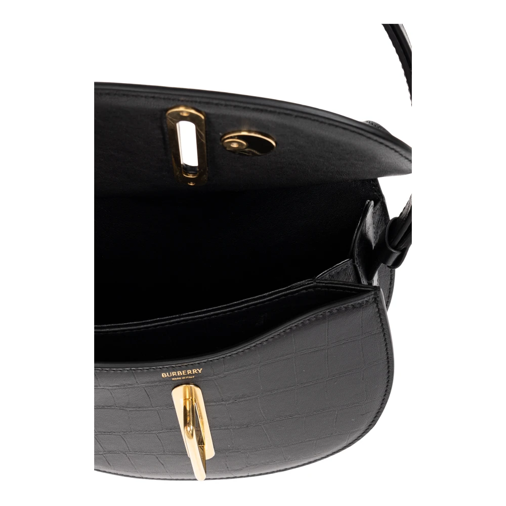 Burberry Schoudertas Rocking Horse Klein Black Dames